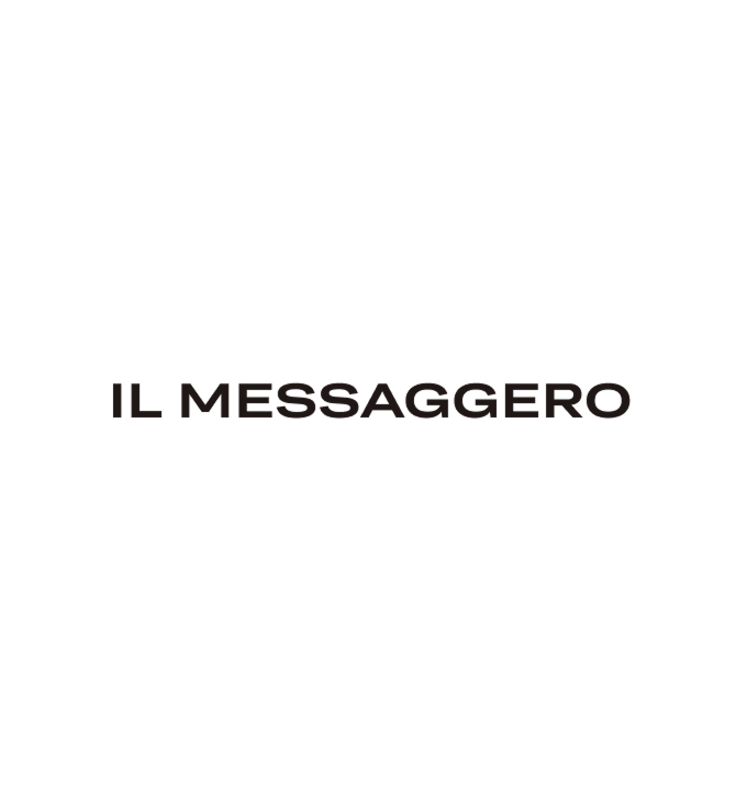 Titolo del quotidiano Il Messaggero su sfondo bianco